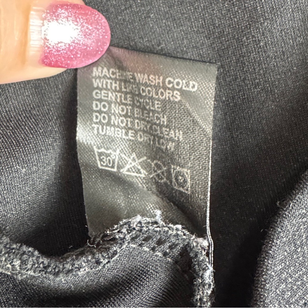 Maze Collection Cropped Skinny Capri Pants Women's Large Black‎ - Picture 6 of 6